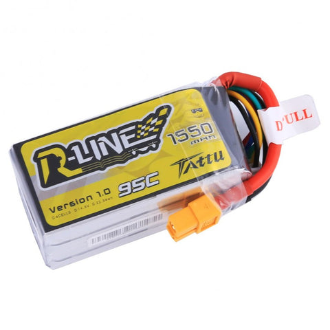 Tattu R-Line 1550mAh 14.8V 95C 4S1P