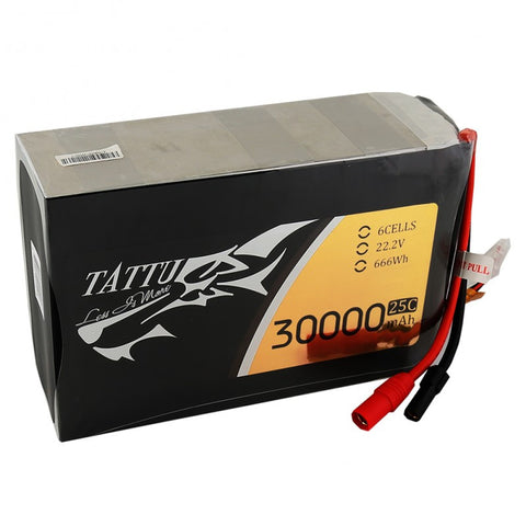 Tattu 30000mAh 22.2V 25C 6S1P